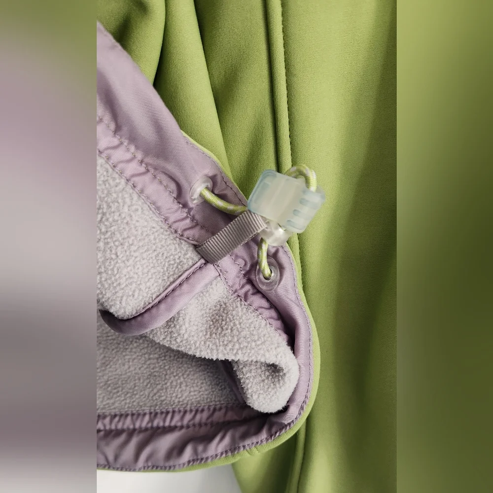 LL BEAN Windstopper Zip Front Lime Green Women's Jacket Size M Reg - Picture 7 of 10